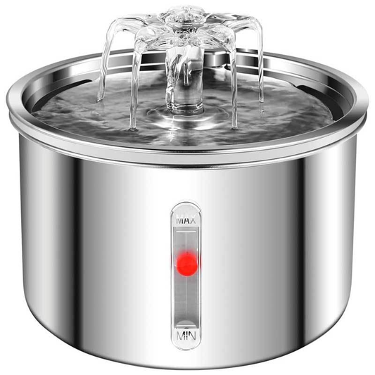Smart 304 stainless steel pet water fountain hygienic safe and durable drinking bowl