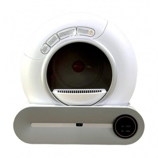 Automatic cat litter box with triple smart protection system for pet safety