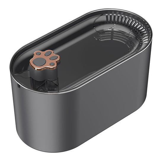 Cat water fountain with advanced water circulation and filtration system