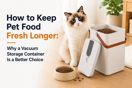 How to Keep Pet Food Fresh Longer: Why a Vacuum Storage Container Is a Better Choice