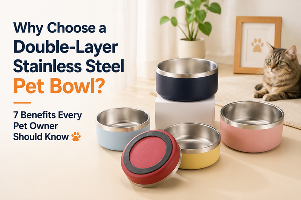 Why Choose a Double-Layer Stainless Steel Pet Bowl? 7 Benefits Every Pet Owner Should Know