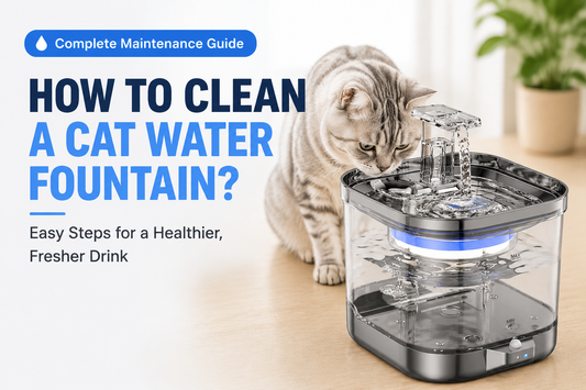 How to Clean a Cat Water Fountain? Complete Maintenance Guide for Pet Owners