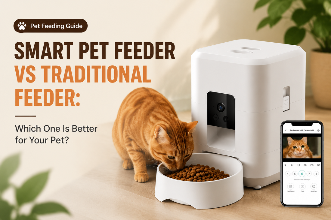 Smart Pet Feeder vs Traditional Feeder: Which One Is Better for Your Pet?