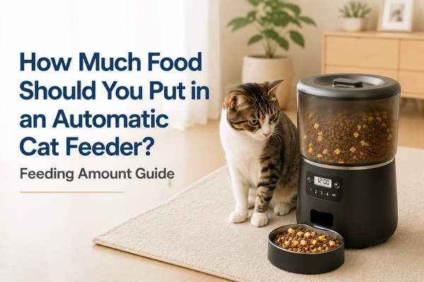 How Much Food Should You Put in an Automatic Cat Feeder? Feeding Amount Guide