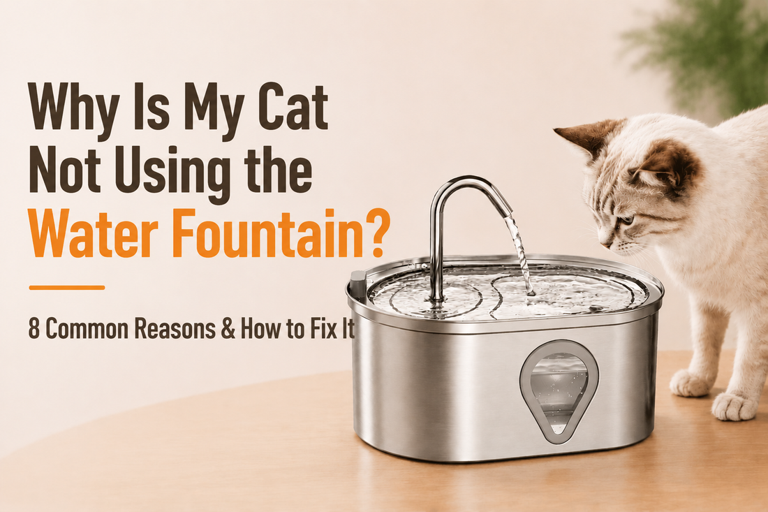 Why Is My Cat Not Using the Water Fountain? 8 Common Reasons & How to Fix It