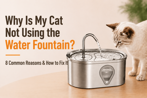 Why Is My Cat Not Using the Water Fountain? 8 Common Reasons & How to Fix It