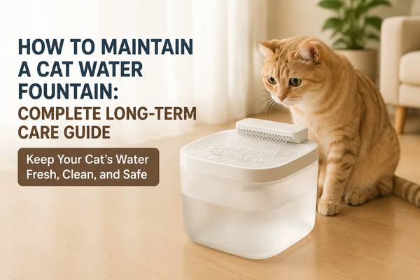 How to Maintain a Cat Water Fountain: Complete Long-Term Care Guide