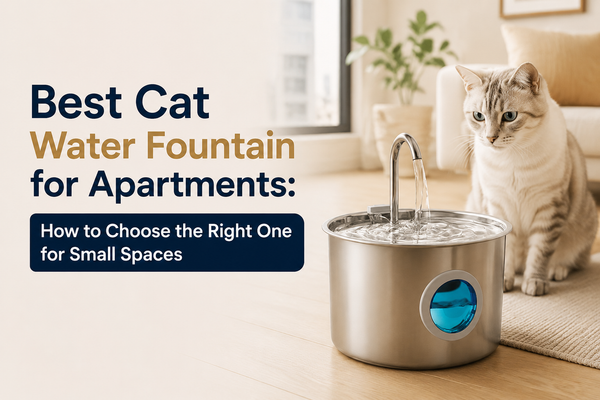 Best Cat Water Fountain for Apartments: How to Choose the Right One for Small Spaces