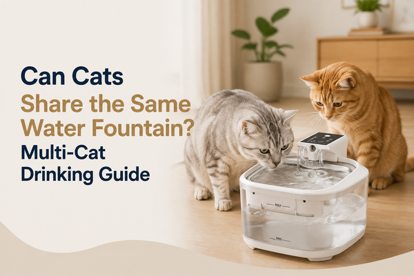 Can Cats Share the Same Water Fountain? Multi-Cat Drinking Guide