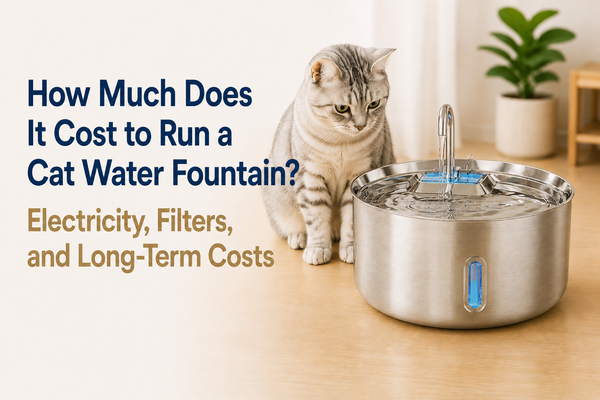 How Much Does It Cost to Run a Cat Water Fountain? Electricity, Filters, and Long-Term Costs