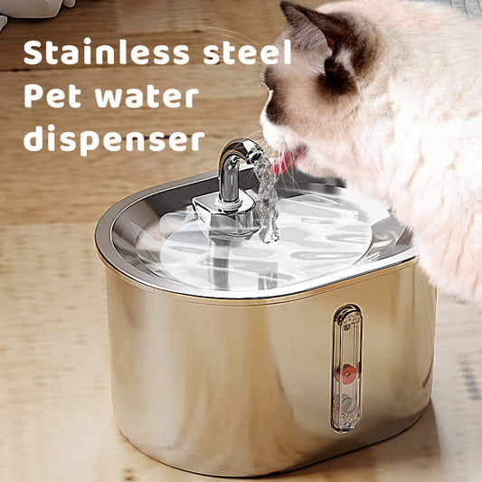 PETSMEN 2.5L Large Capacity Smart Pet Water Fountain For Cat Dog Automatic Sensing Circulation Water Dispenser