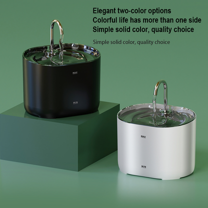 PETSMEN Smart Pet Water Dispenser 2.2L Tank Ultra-Quiet Automatic Cat Water Fountain With Carbon Filter Low Energy Consumption