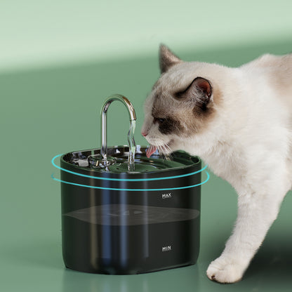 PETSMEN Smart Pet Water Dispenser 2.2L Tank Ultra-Quiet Automatic Cat Water Fountain With Carbon Filter Low Energy Consumption