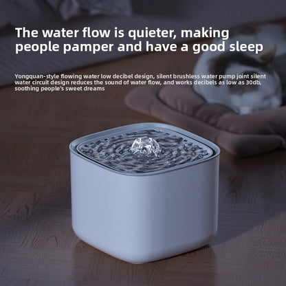PETSMEN 3L Large Capacity Smart Pet Water Dispenser With Automatic Filtration Circulating Flow Intelligent Electric Water Fountain For Cats And Dogs