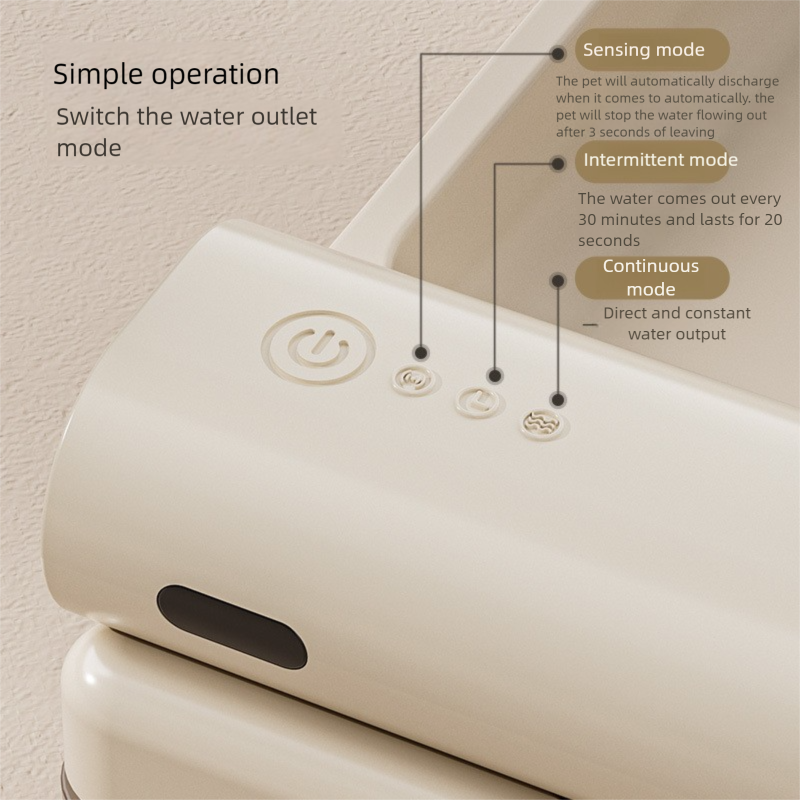 PETSMEN 3L 1800mAh Smart Pet Water Dispenser Automatic Electric Cat Circulation Water Fountain Super Silent Intelligent Wireless Induction Filtration Water Dispenser