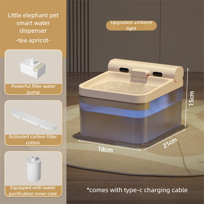 PETSMEN 3L 1800mAh Smart Pet Water Dispenser Automatic Electric Cat Circulation Water Fountain Super Silent Intelligent Wireless Induction Filtration Water Dispenser