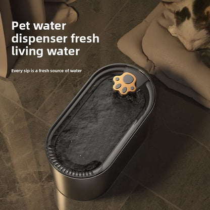 PETSMEN 3L Smart Pet Water Dispenser Automatic Circulation Filtration Cat Water Fountain Intelligent Pet Water Dispenser Fowing Water For Cats