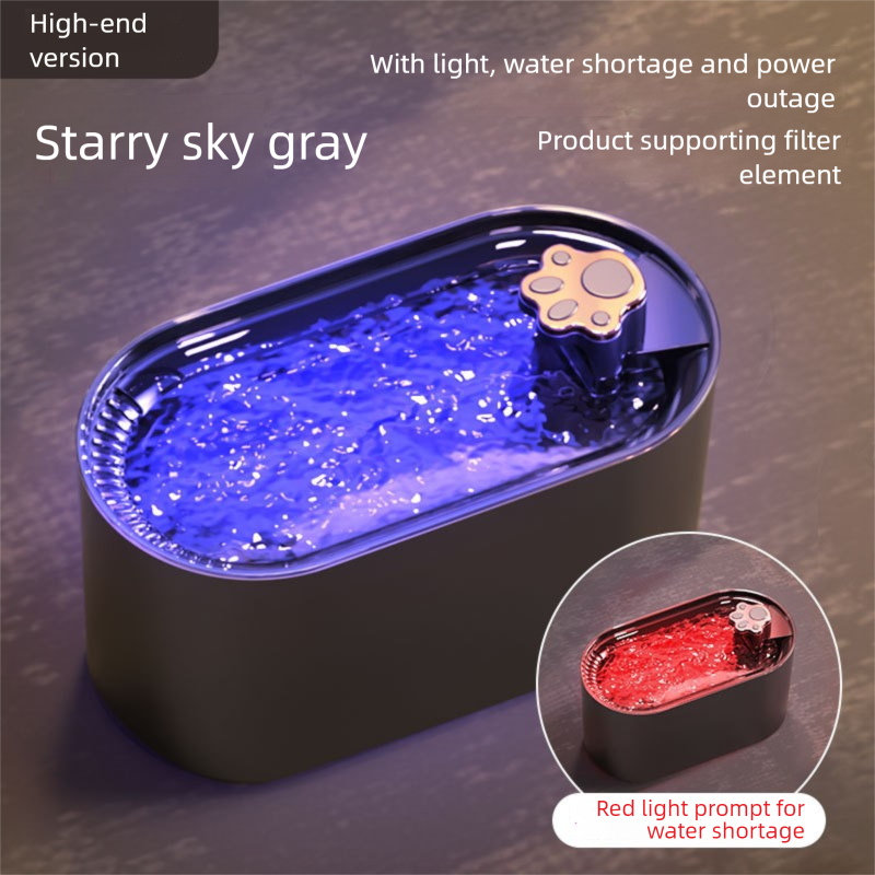 PETSMEN 3L Smart Pet Water Dispenser Automatic Circulation Filtration Cat Water Fountain Intelligent Pet Water Dispenser Fowing Water For Cats