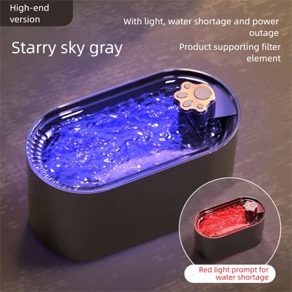 PETSMEN 3L Smart Pet Water Dispenser Automatic Circulation Filtration Cat Water Fountain Intelligent Pet Water Dispenser Fowing Water For Cats