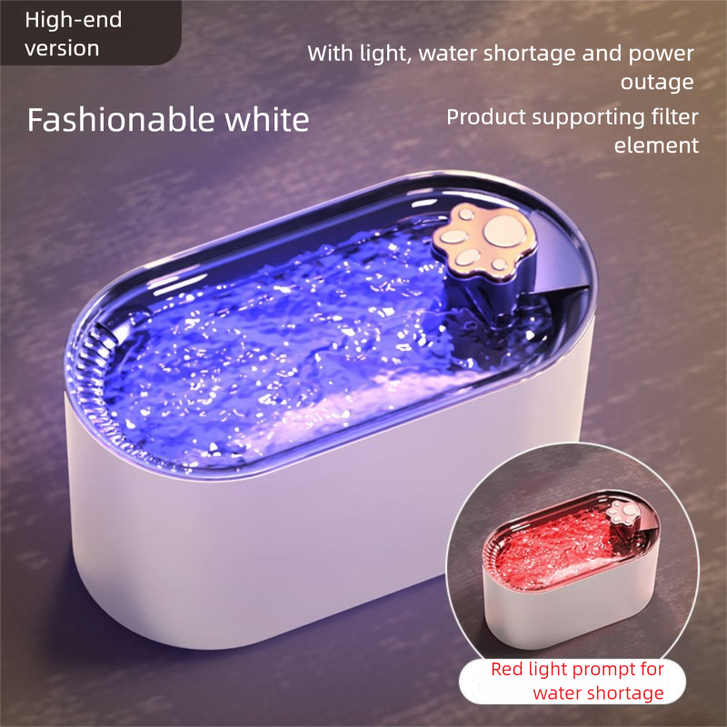 PETSMEN 3L Smart Pet Water Dispenser Automatic Circulation Filtration Cat Water Fountain Intelligent Pet Water Dispenser Fowing Water For Cats