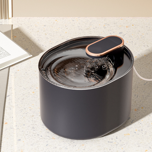 Smart pet water fountain with improved water oxygenation circulation design