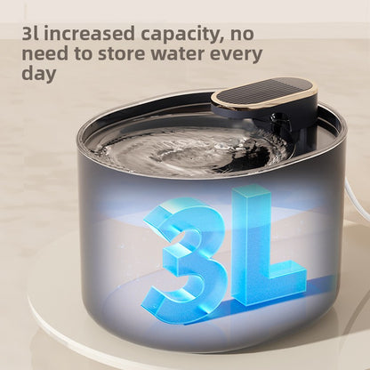 PETSMEN New Smart Pet Water Dispenser 3L Large Capacity Intelligent Cat Water Fountain Automatic Circulation Filter Cat Live Water Machine