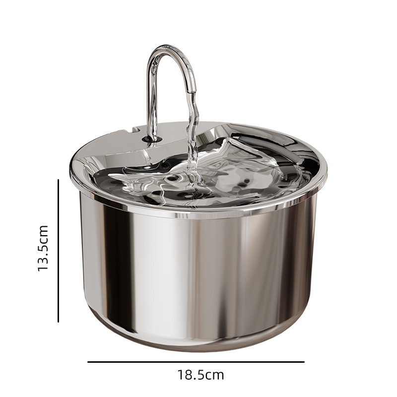 PETSMEN Smart Cat Water Dispenser With Stainless Steel Automatic Circulating Water Fountain For Dogs Pet Smart Water Dispenser