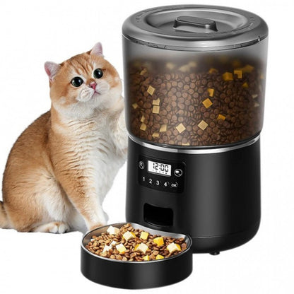 PETSMEN Smart Automatic Cat Feeder 4L Food Tuya APP Remote WIFI Intelligent Pet Feeder Distributes Non Stuck Food