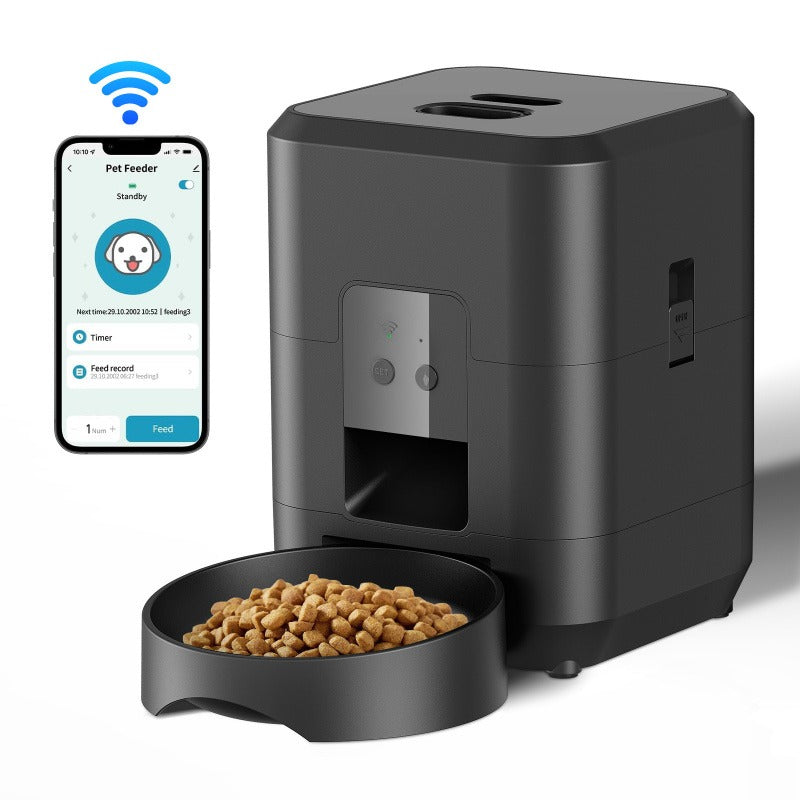 PETSMEN Pet Intelligent Feeder Timed Wifi Remote Feeding For Cat And Dog Smart Pet Automatic Feeder