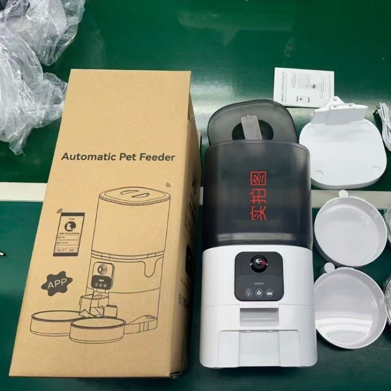 PETSMEN 6L Smart Remote Control APP Pet Automatic Feeder Cat Timed WIFI Intelligent Feeding Machine