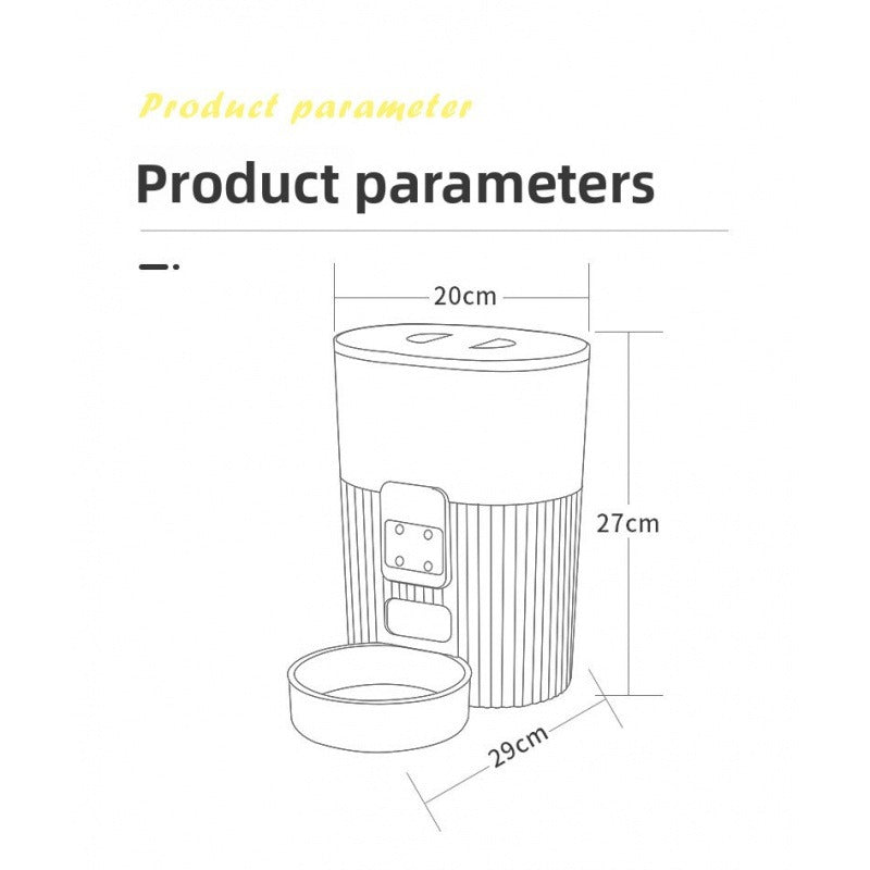 PETSMEN 3L Pet Intelligent Automatic Feeder For Dog Smart APP Remote Control Cat Feeding Machine