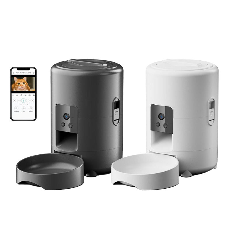 PETSMEN New Intelligent Pet Feeder With Timed And Quantitative Feeding Machine Mobile WiFi Remote Control Electric Feeding Bowl For Cats And Dogs