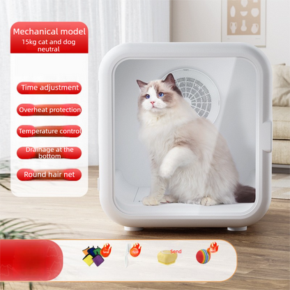 PETSMEN 62L Large Capacity Pet Drying Oven Intelligent Cat And Dog Dryer Fully Automatic Pet Water Air Blower High Power Pet Constant Temperature Drying Box