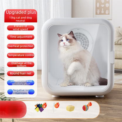 PETSMEN 62L Large Capacity Pet Drying Oven Intelligent Cat And Dog Dryer Fully Automatic Pet Water Air Blower High Power Pet Constant Temperature Drying Box