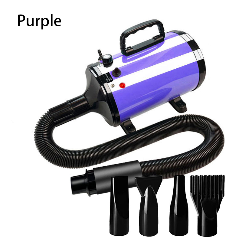PETSMEN High Power Pet Hair Dryer Adjustable Temperature Infinite Speed Regulation Adjustable Air Flow Pet Water Air Blower Dryer Cat Dryer For Dog