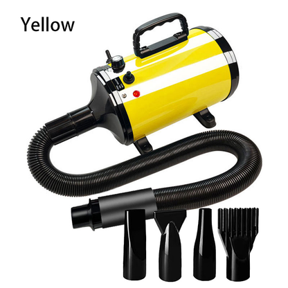 PETSMEN High Power Pet Hair Dryer Adjustable Temperature Infinite Speed Regulation Adjustable Air Flow Pet Water Air Blower Dryer Cat Dryer For Dog