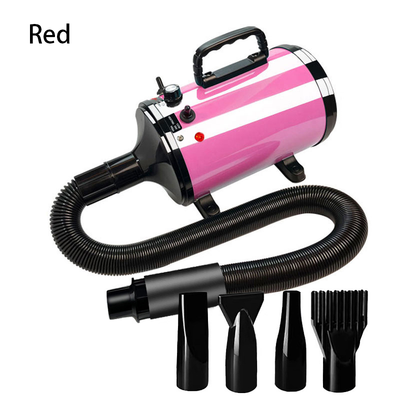 PETSMEN High Power Pet Hair Dryer Adjustable Temperature Infinite Speed Regulation Adjustable Air Flow Pet Water Air Blower Dryer Cat Dryer For Dog