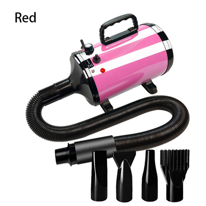 PETSMEN High Power Pet Hair Dryer Adjustable Temperature Infinite Speed Regulation Adjustable Air Flow Pet Water Air Blower Dryer Cat Dryer For Dog