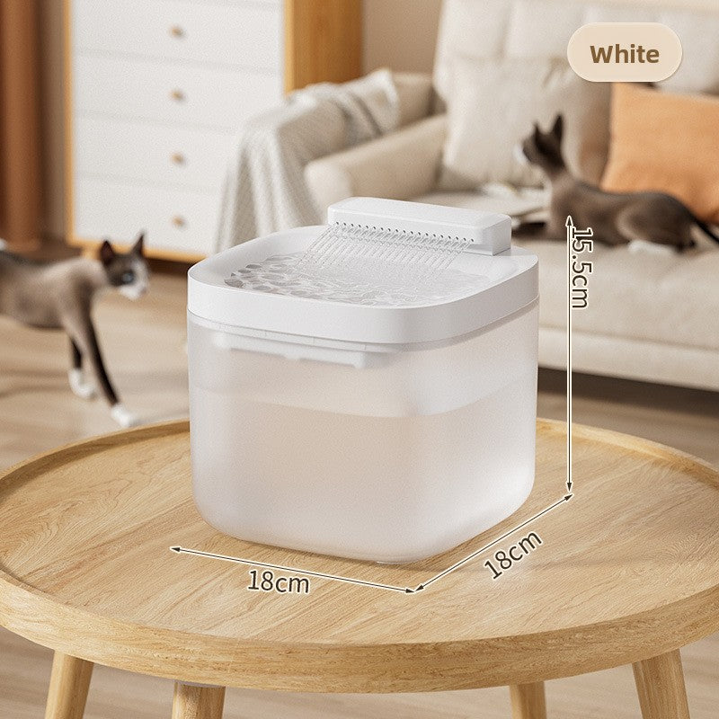 PETSMEN 3L Large Capacity Pet Water Dispenser Automatic Circulation Filtration Intelligent Cat Water Fountain Dog Water Feeder Bowl