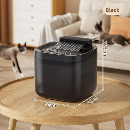 PETSMEN 3L Large Capacity Pet Water Dispenser Automatic Circulation Filtration Intelligent Cat Water Fountain Dog Water Feeder Bowl