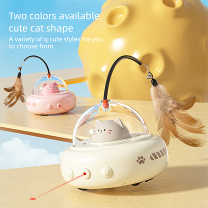 PETSMEN Smart Automatic Cat Teasing Toy For Relieving Boredom Electric Induction Cat Teasing Stick