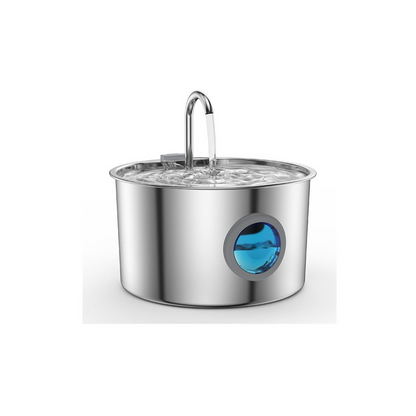 PETSMEN 3.2L 304 Stainless Steel Smart Pet Water Fountain For Cat And Dog Visualization Window Automatic Water Drinking Dispenser