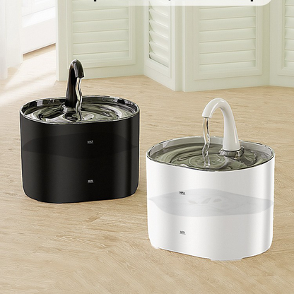 PETSMEN 2.2L Intelligent Pet Water Dispenser Cat Dual Filtration Live Water Automatic Water Fountain Smart Electric Feeding Water Bowl For Cat And Dog