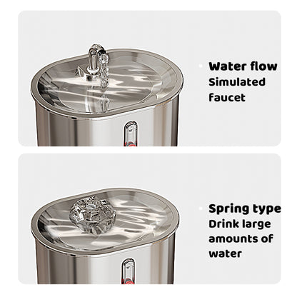 PETSMEN 2.5L Large Capacity Smart Pet Water Fountain For Cat Dog Automatic Sensing Circulation Water Dispenser