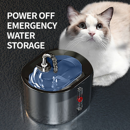 PETSMEN 2.5L Large Capacity Smart Pet Water Fountain For Cat Dog Automatic Sensing Circulation Water Dispenser