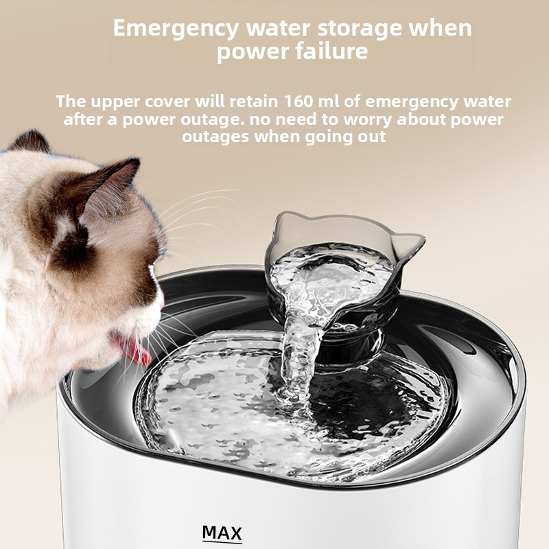 PETSMEN Smart Pet Water Dispenser Intelligent Sensing Cat Water Fountain Automatic Circulation Filtration Live Water Drinking Device