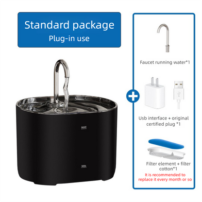 PETSMEN Smart Pet Water Dispenser 2.2L Tank Ultra-Quiet Automatic Cat Water Fountain With Carbon Filter Low Energy Consumption