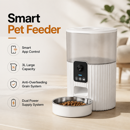3L Pet Automatic Feeder Smart APP Remote Control Feeding For Dog And Cat