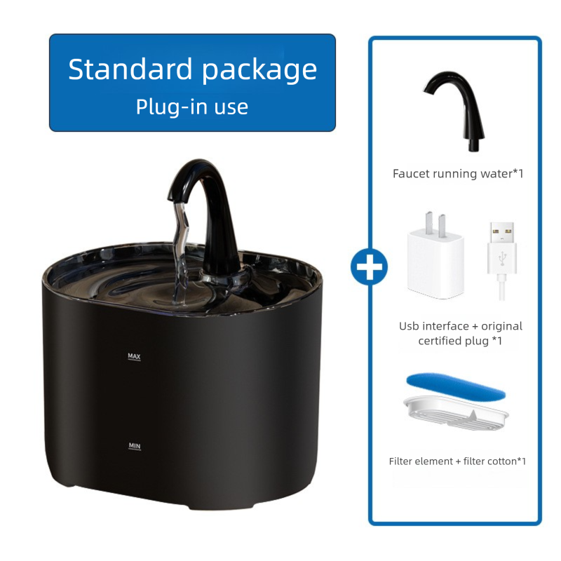 PETSMEN 2.2L Intelligent Pet Water Dispenser Cat Dual Filtration Live Water Automatic Water Fountain Smart Electric Feeding Water Bowl For Cat And Dog