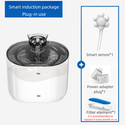 PETSMEN Smart Pet Water Dispenser Intelligent Sensing Cat Water Fountain Automatic Circulation Filtration Live Water Drinking Device